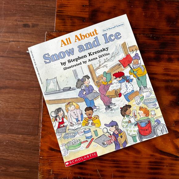 Vintage 1994 Do-It Yourself Science All About Snow & Ice Paperback Book - Picture 1 of 7